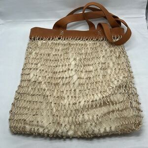 Brown & Cream Discontinued Dharma Door Knotted Purse